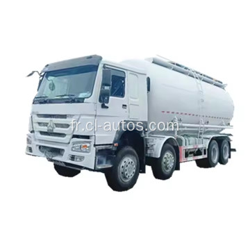 Sinotruk Howo 8x4 30cbm Tamis de réservoirs de transport en vrac silo